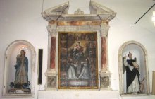 Parete di destra san Vincenzo, Immacolata, altare della Beata Vergine del Rosario